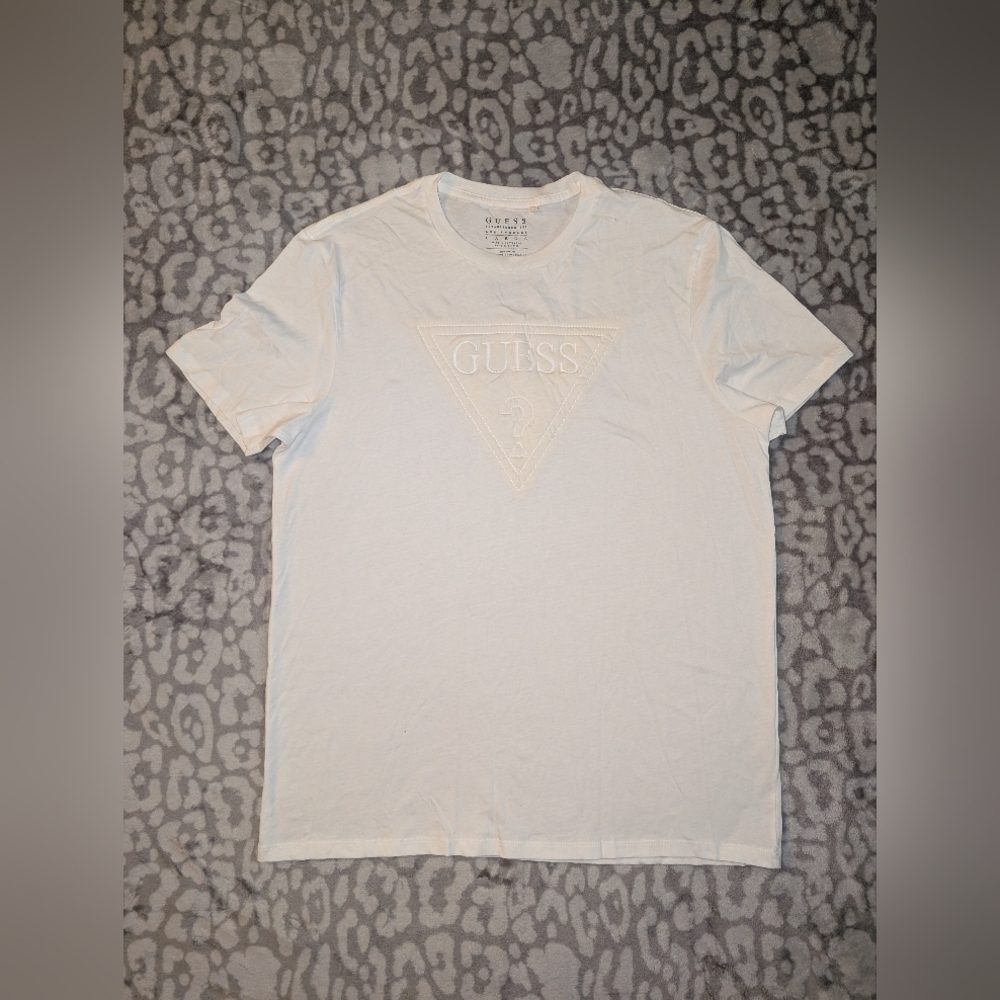 GUESS Classic White Short Sleeve Tee